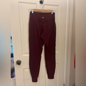 Lululemon joggers - maroon
